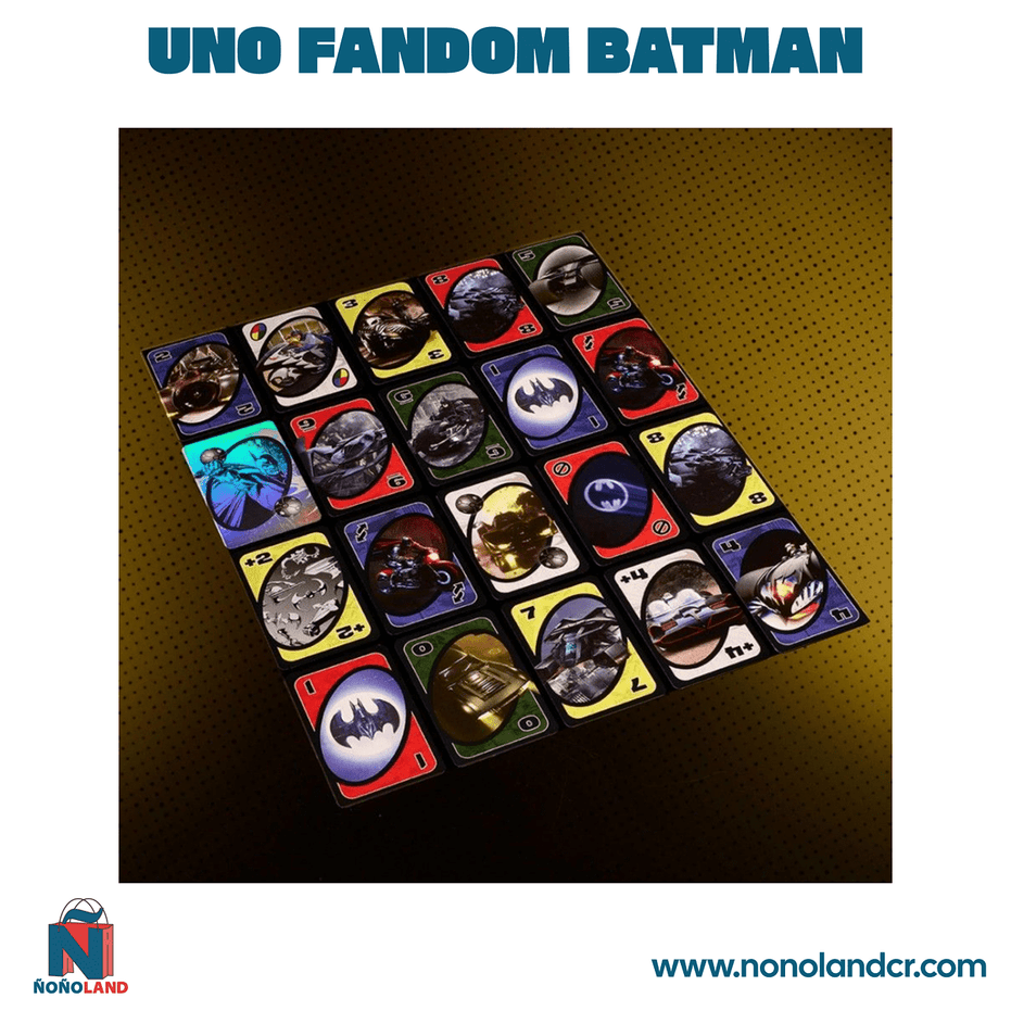 UNO Fandom Batman: Batmobiles & Gadgets Deck - ÑoñolandCR