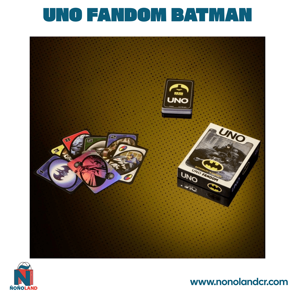 UNO Fandom Batman: Batmobiles & Gadgets Deck - ÑoñolandCR
