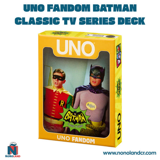 UNO Fandom Batman Classic TV Series Deck (Idioma: Inglés) - ÑoñolandCR