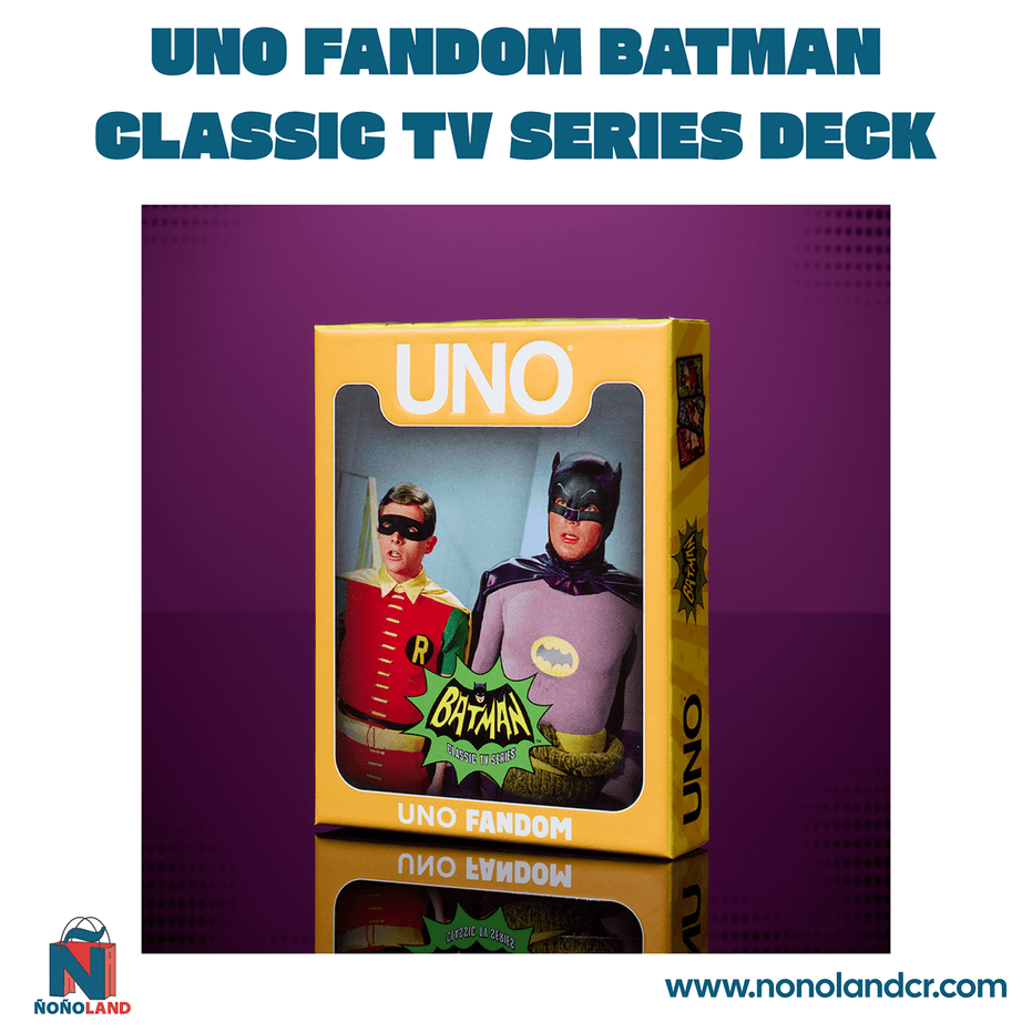 UNO Fandom Batman Classic TV Series Deck (Idioma: Inglés) - ÑoñolandCR