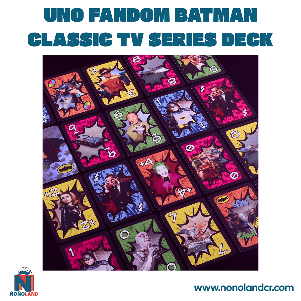 UNO Fandom Batman Classic TV Series Deck (Idioma: Inglés) - ÑoñolandCR