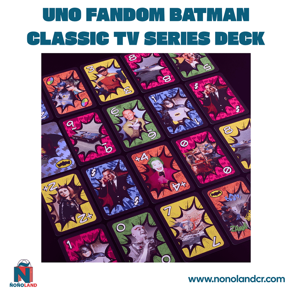 UNO Fandom Batman Classic TV Series Deck (Idioma: Inglés) - ÑoñolandCR
