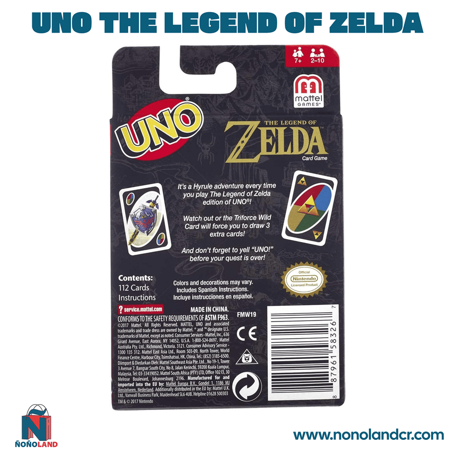 UNO The Legend of Zelda (Idioma: Inglés) - ÑoñolandCR