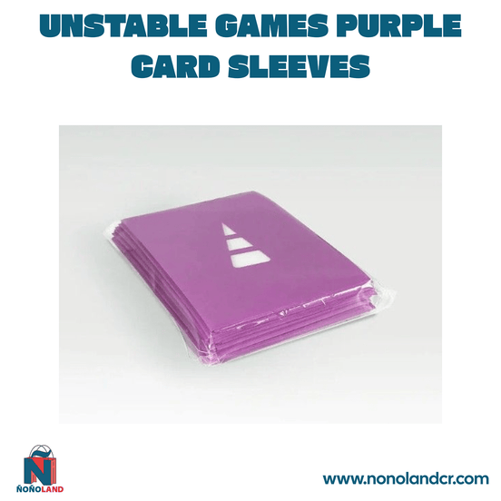 Unstable Games: Fundas para cartas moradas de 66mm x 91mm - ÑoñolandCR