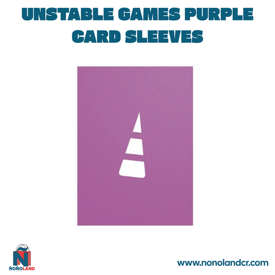 Unstable Games: Fundas para cartas moradas de 66mm x 91mm - ÑoñolandCR