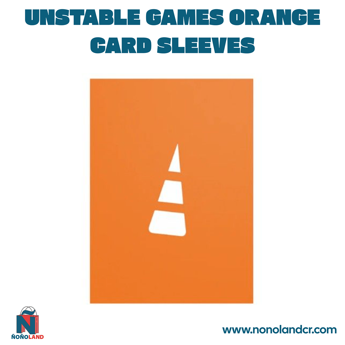 Unstable Games: Fundas para cartas Naranjas de 66mm x 91mm - ÑoñolandCR