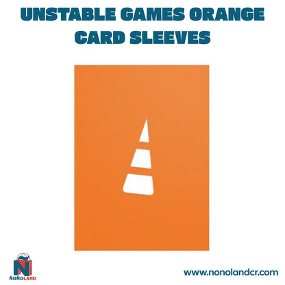 Unstable Games: Fundas para cartas Naranjas de 66mm x 91mm - ÑoñolandCR