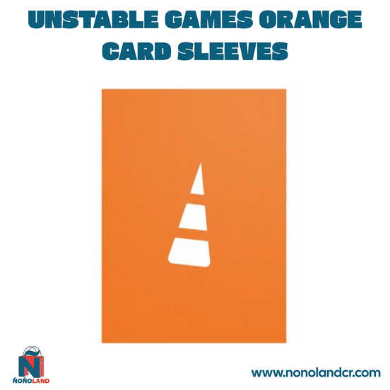 Unstable Games: Fundas para cartas Naranjas de 66mm x 91mm - ÑoñolandCR