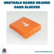 Unstable Games: Fundas para cartas Naranjas de 66mm x 91mm - ÑoñolandCR