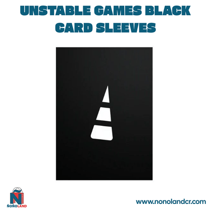 Unstable Games: Fundas para cartas Negras de 66mm x 91mm - ÑoñolandCR