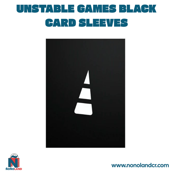 Unstable Games: Fundas para cartas Negras de 66mm x 91mm - ÑoñolandCR