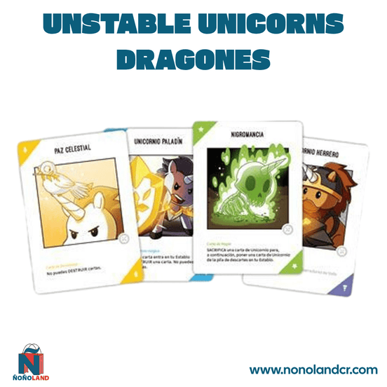 Unstable Unicorns Dragones (Idioma: Inglés y Español) - ÑoñolandCR