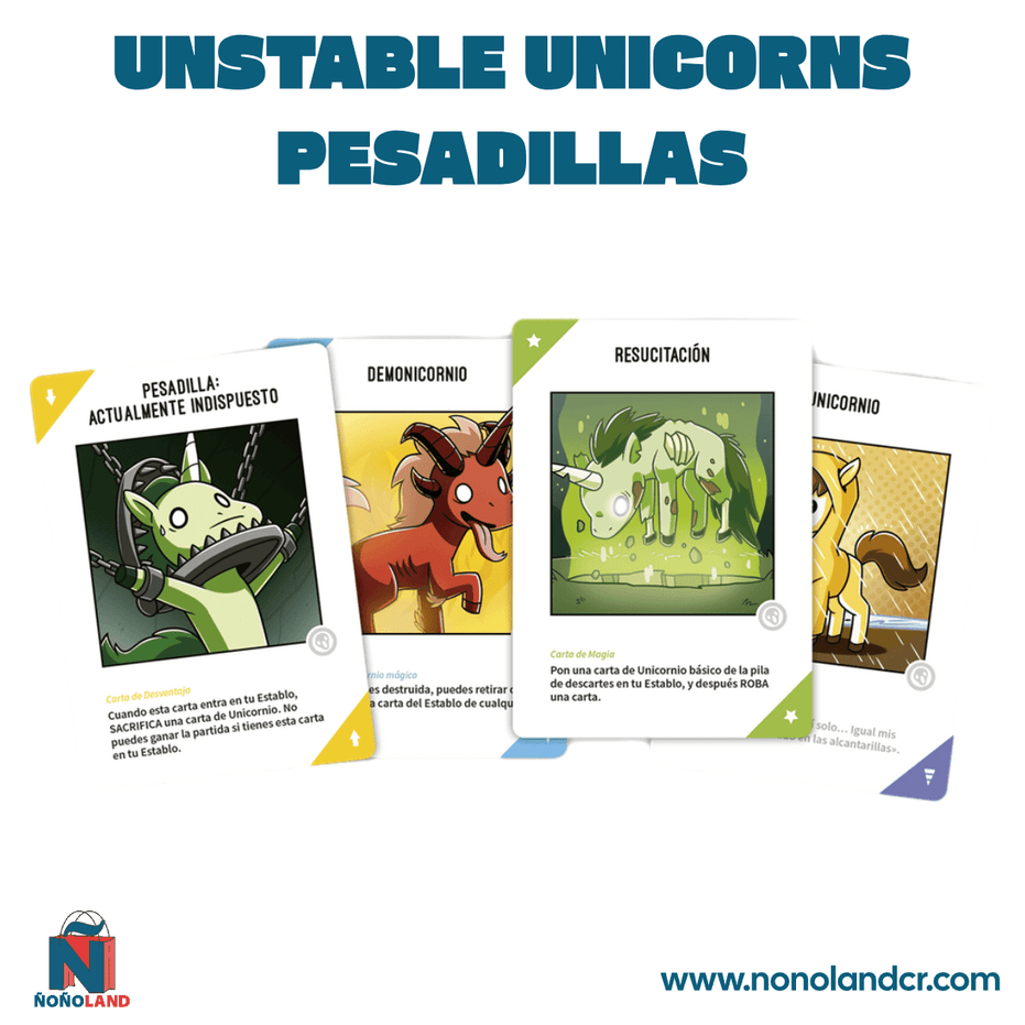Unstable Unicorns Pesadillas (Idioma: Inglés y Español) - ÑoñolandCR