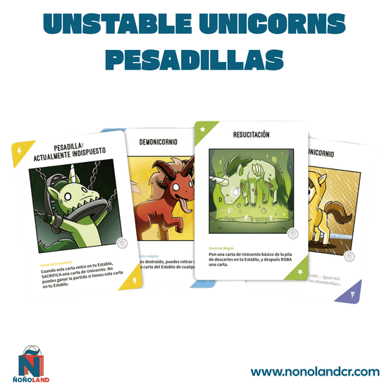 Unstable Unicorns Pesadillas (Idioma: Inglés y Español) - ÑoñolandCR