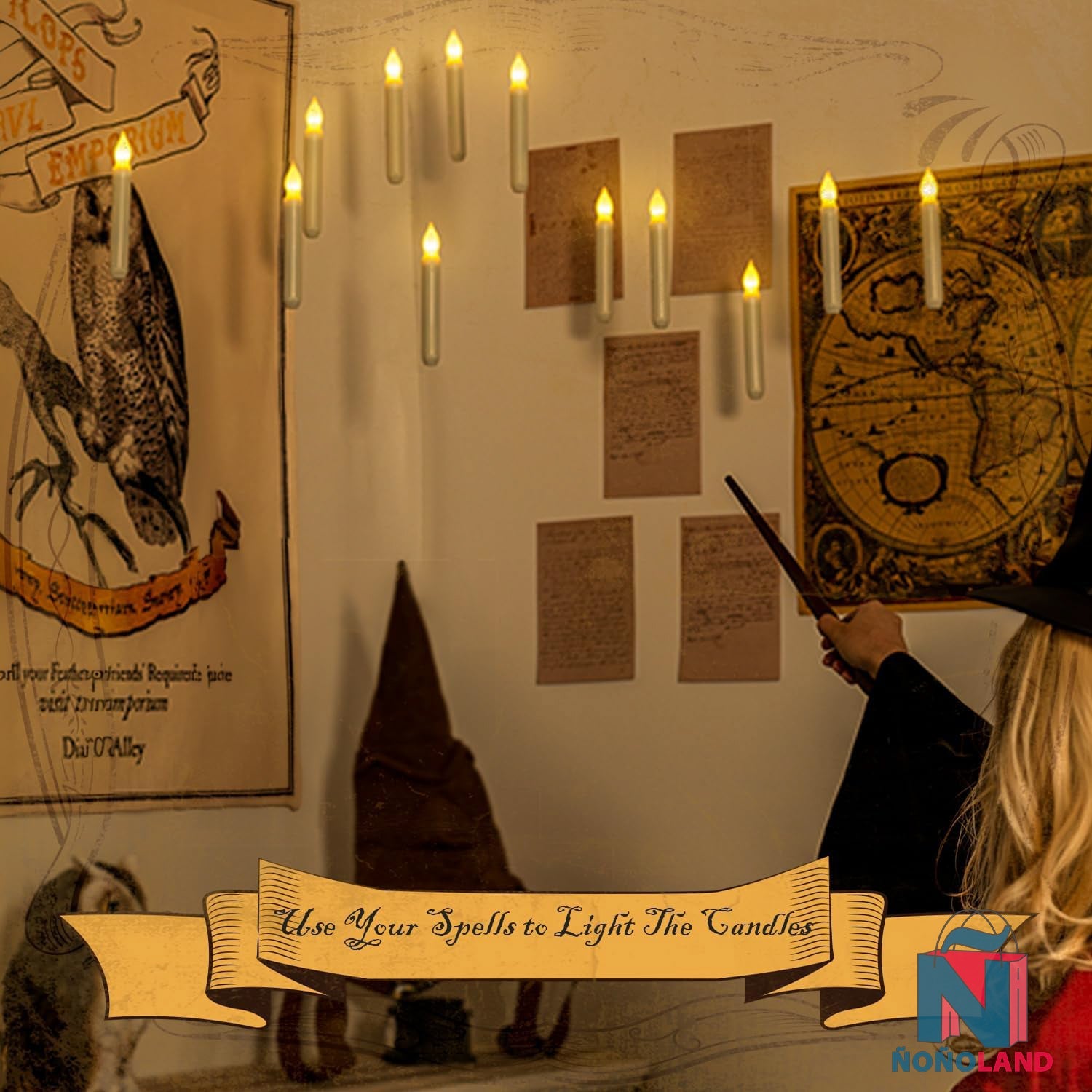 Velas flotantes con control remoto, 12 piezas - ÑoñolandCR