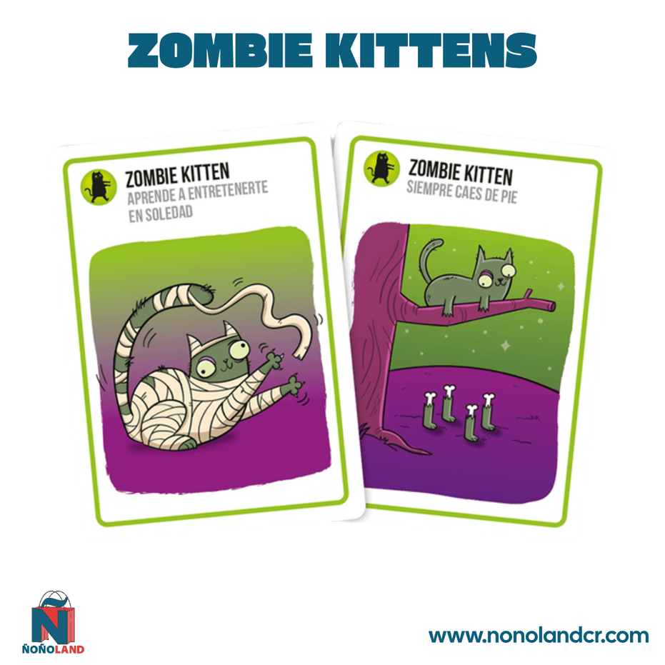Zombie Kittens (Idioma: Inglés y Español) - ÑoñolandCR